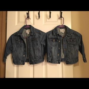 Two Levi jackets for twin 4yr. Olds